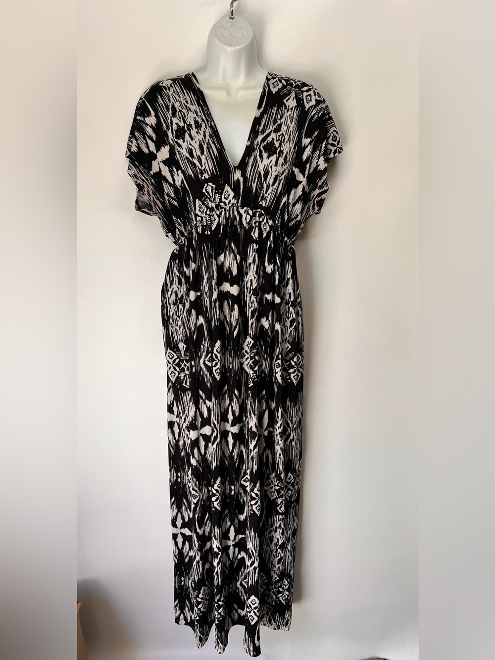 Y2K Bongo geometric tribal print maxi dress